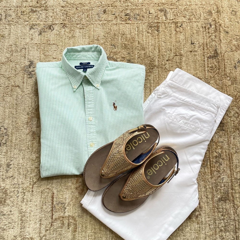 J. Crew Belmarin White Cotton Pants - Picture 13 of 14